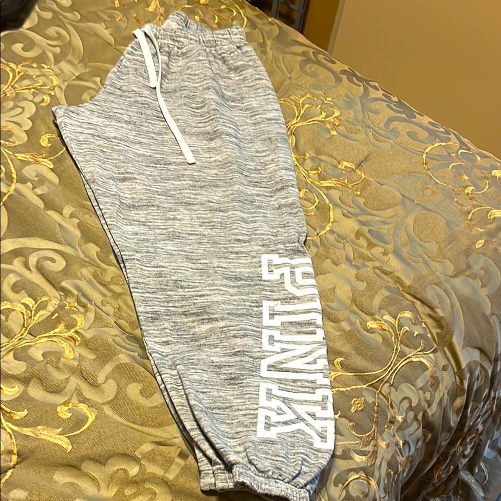 Gray PINK Sweatpants